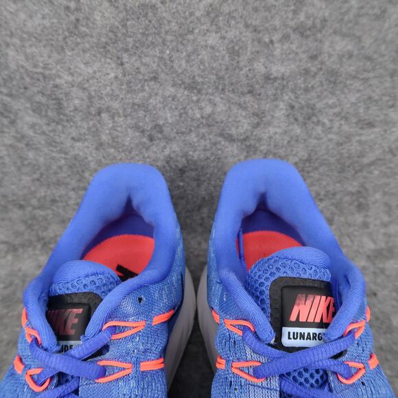 Nike Shoes Womens 8 Athletic Trainers Lunarglide 8 Running Sneaker Sport Blue - Picture 3 of 12